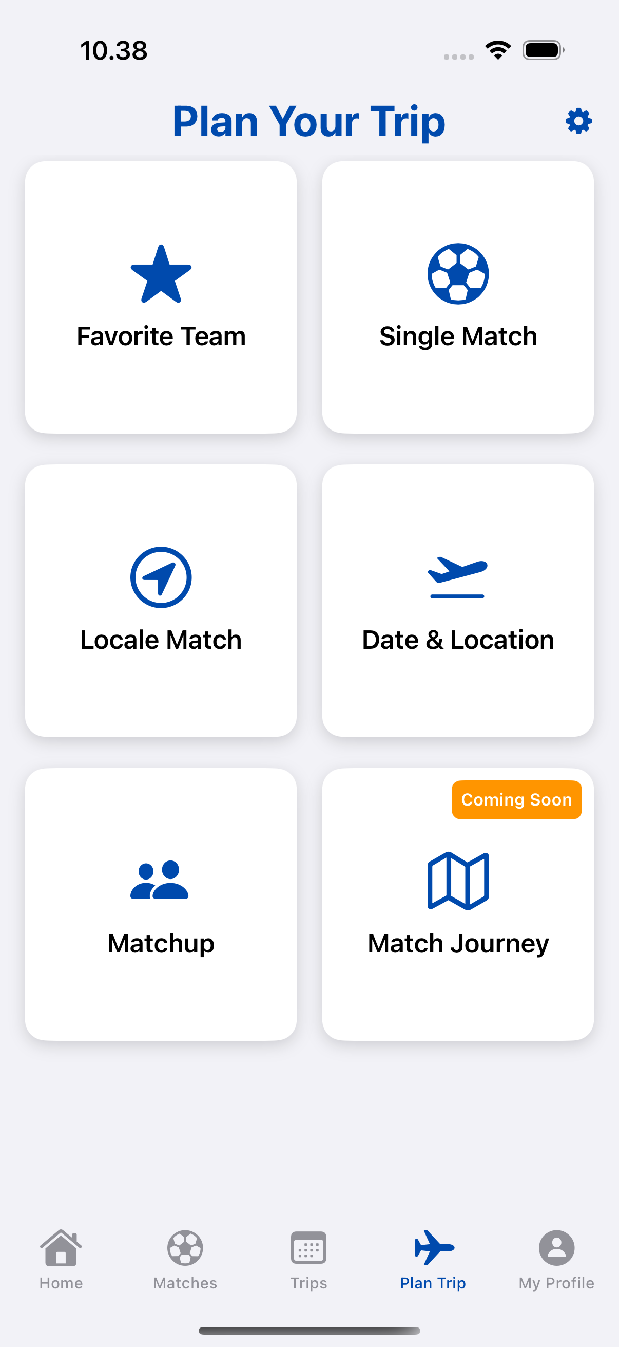 MatchJourney Plan Trip